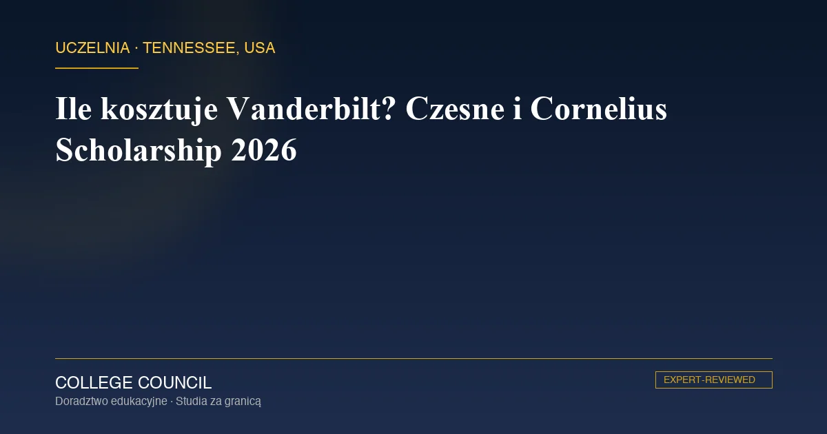 Kampus Vanderbilt University w Nashville, zabytkowe budynki i zielone aleje Peabody