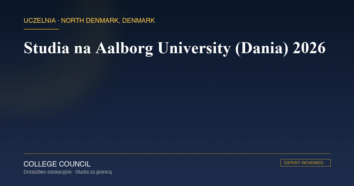 Kampus Aalborg University w północnej Danii