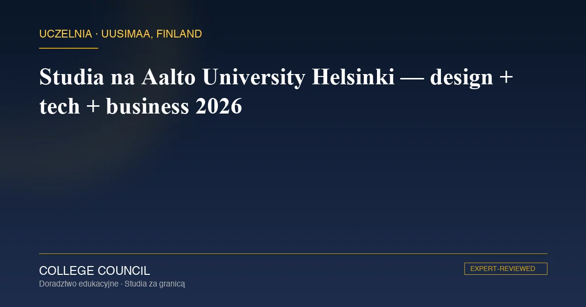 Aalto University Otaniemi kampus Espoo