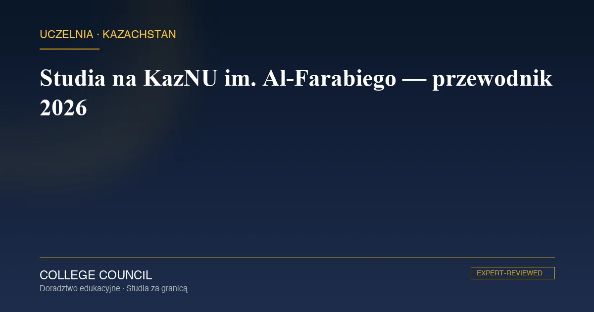 Główny kampus KazNU im. Al-Farabiego w Ałmaty u podnóża gór Tien-szan