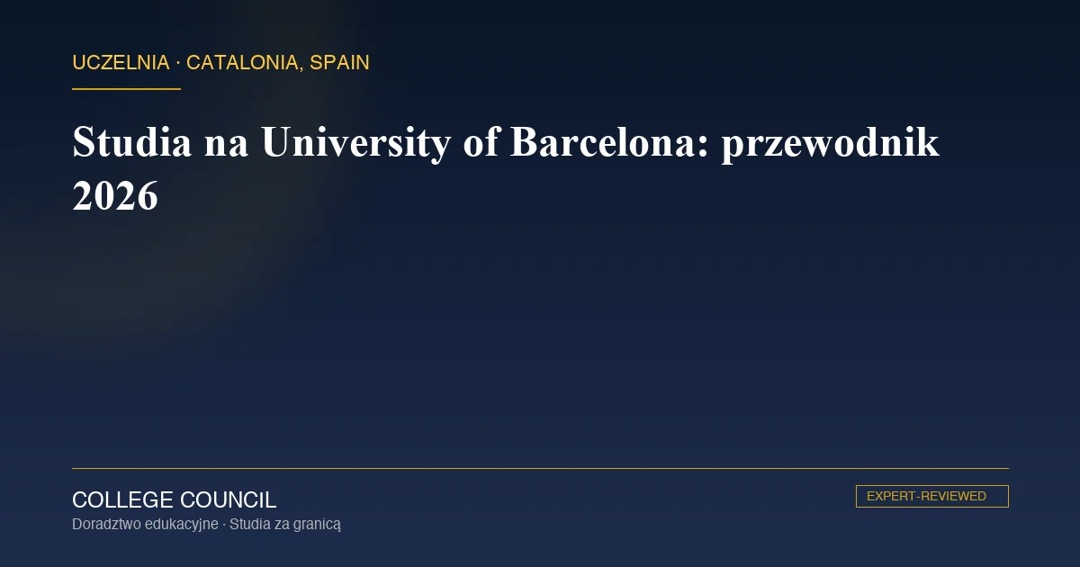 Zabytkowy gmach główny University of Barcelona przy Gran Via w Barcelonie