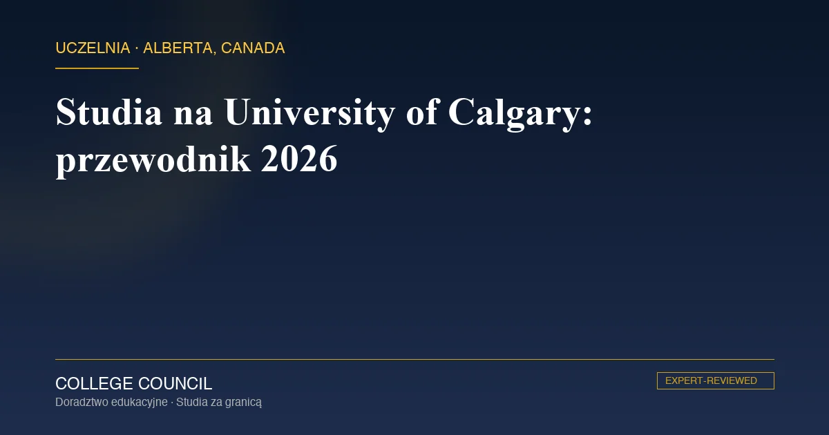 Kampus University of Calgary z Taylor Institute i panoramą Gór Skalistych w tle