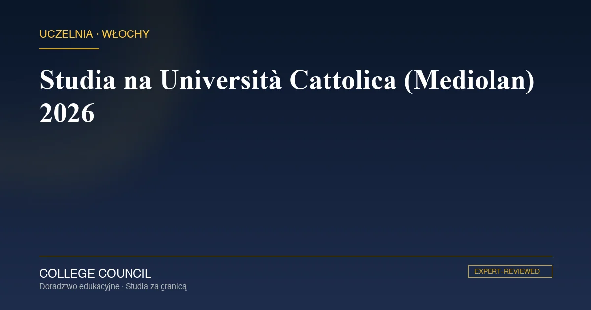 Zabytkowy dziedziniec kampusu Università Cattolica del Sacro Cuore w Mediolanie