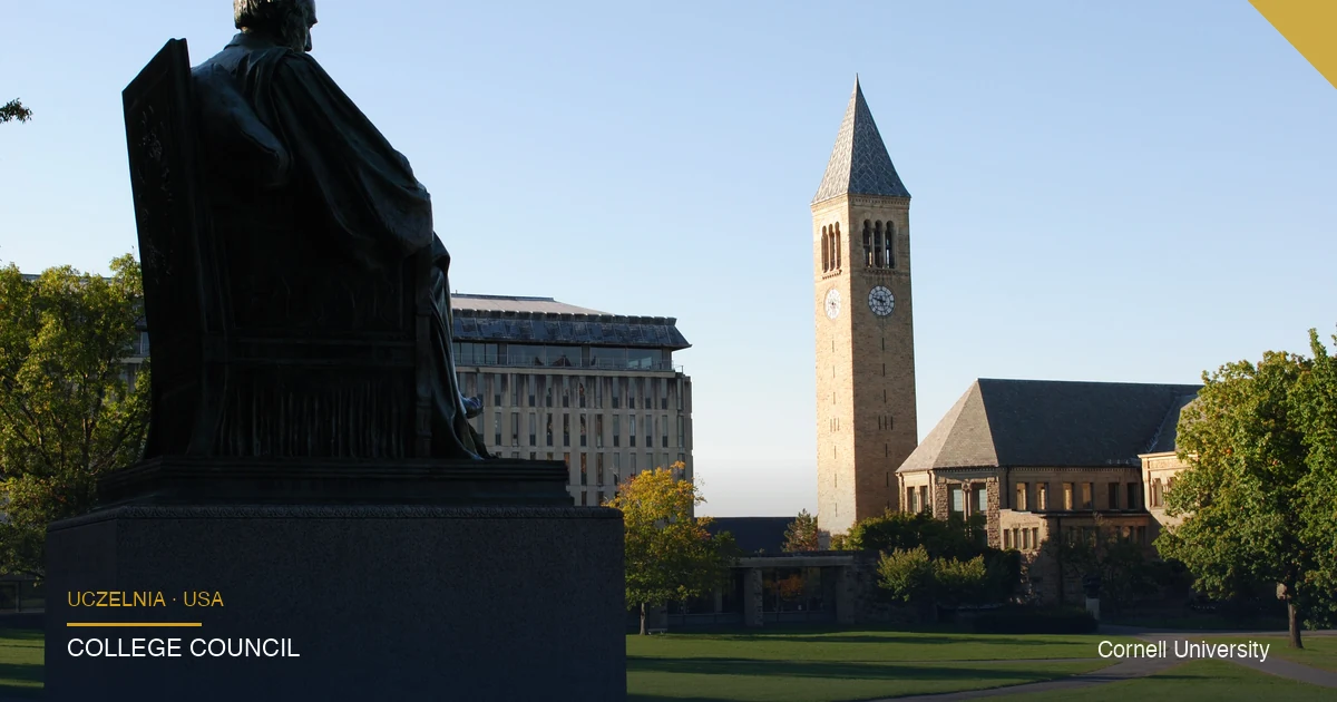 Wąwóz i wodospady w otoczeniu kampusu Cornell University w Ithaca