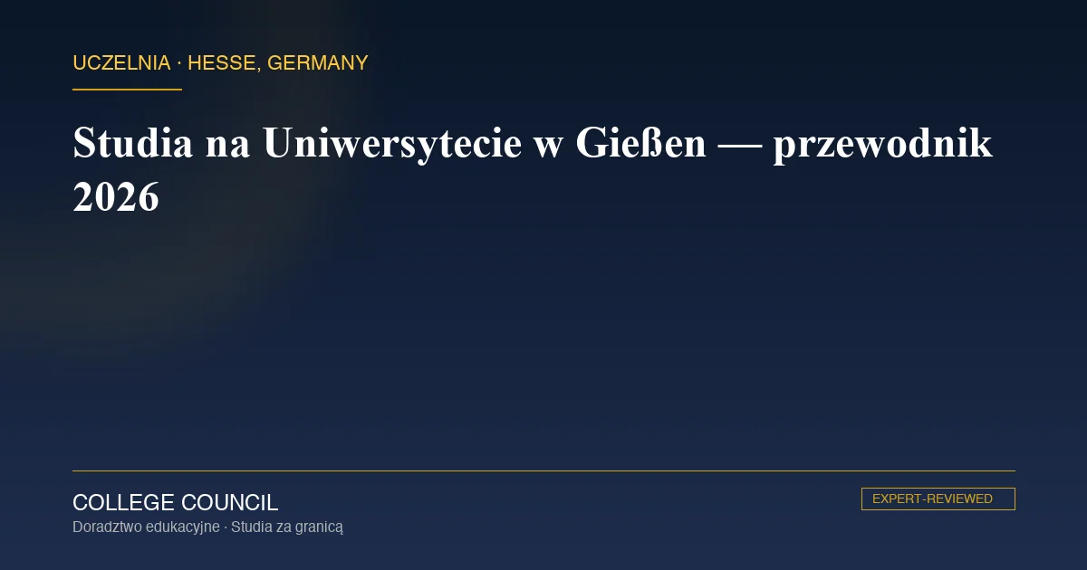 Justus-Liebig-Universität Gießen - kampus i główny budynek uczelni w Hesji