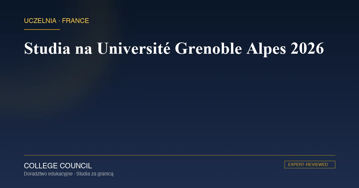 Kampus Université Grenoble Alpes u stóp Alp w Saint-Martin-d'Hères