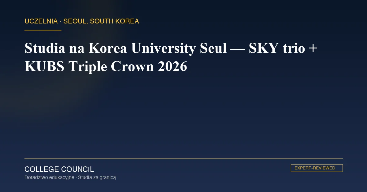 Korea University Anam kampus Seoul