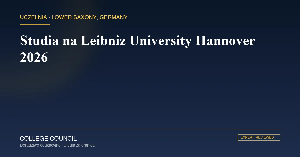 Główny budynek Welfenschloss Leibniz Universität Hannover nad rzeką Leine