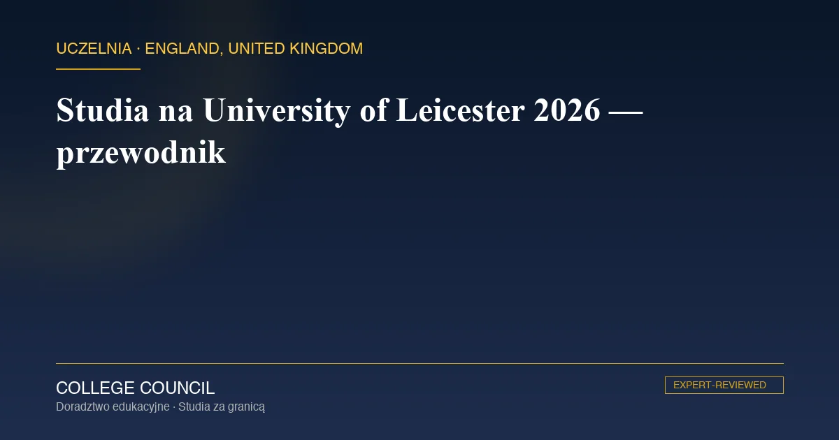Wieże kampusu University of Leicester w środkowej Anglii