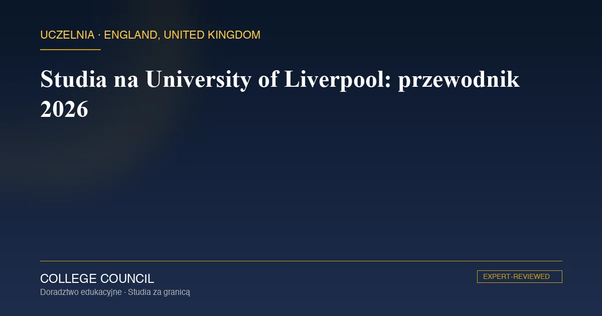 Wiktoriański Victoria Building University of Liverpool z czerwonej cegły z wieżą zegarową