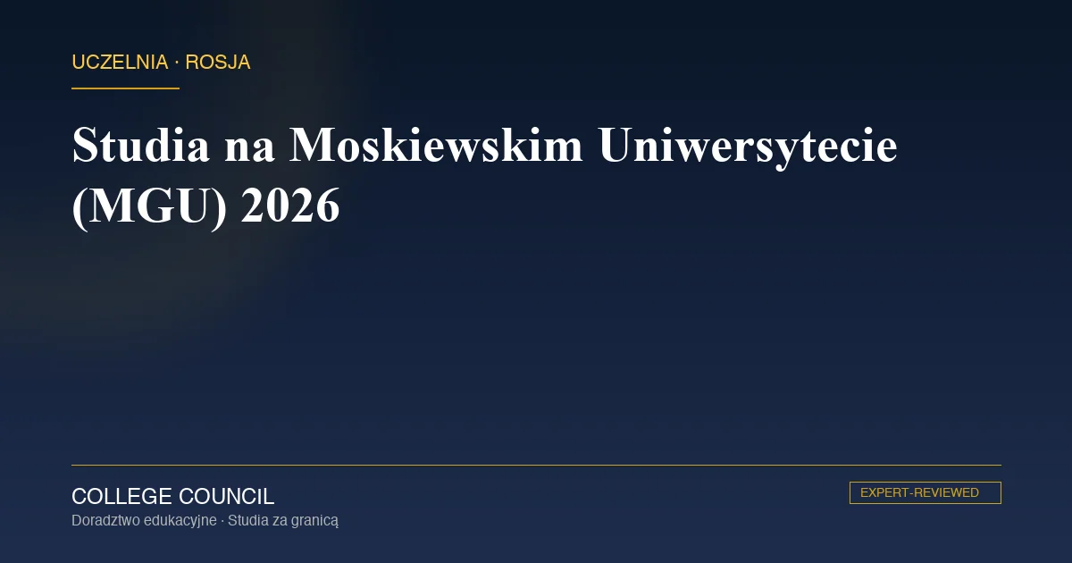 Główny gmach Moskiewskiego Uniwersytetu Państwowego im. Łomonosowa na Wzgórzach Worobiowych
