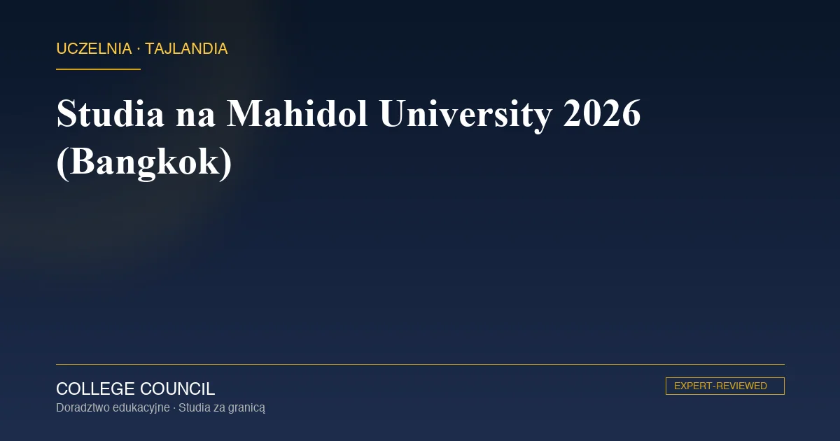 Prince Mahidol Hall na kampusie Mahidol University w Salaya pod Bangkokiem