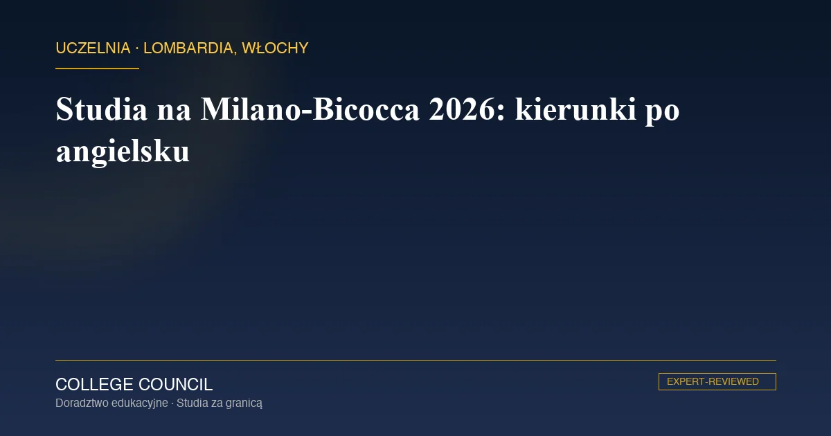 Nowoczesny kampus Università di Milano-Bicocca przy Piazza della Scienza w Mediolanie