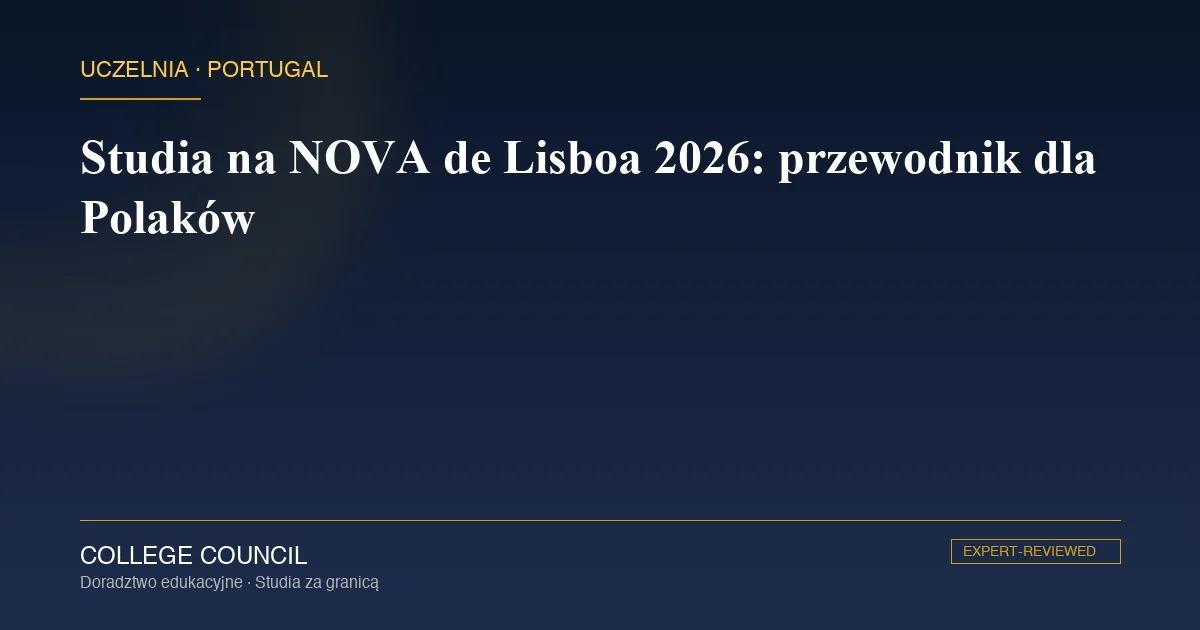 Kampus Universidade NOVA de Lisboa w Lizbonie