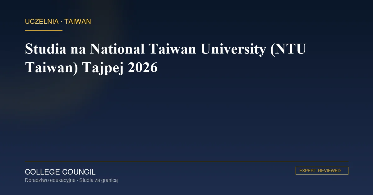 NTU Taiwan kampus Tajpej