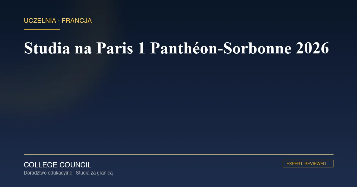Université Paris 1 Panthéon-Sorbonne - gmach przy placu Panthéon w Paryżu