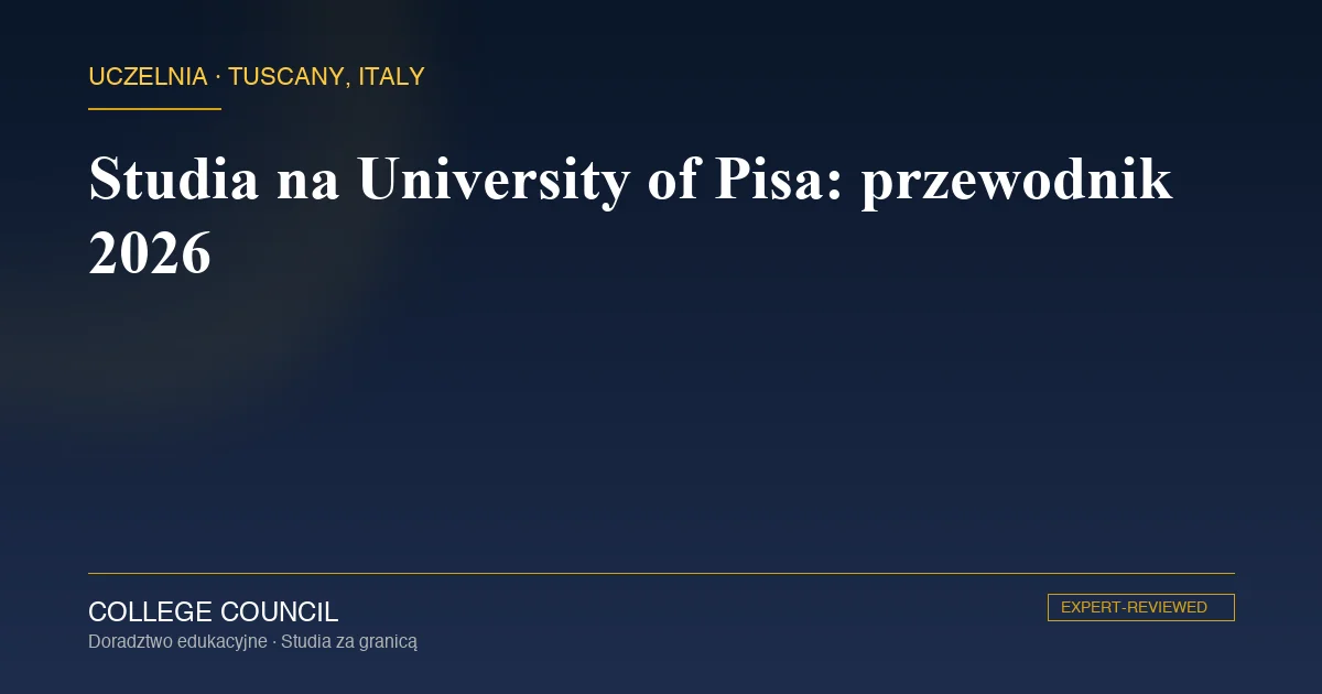 Historyczny gmach Uniwersytetu w Pizie nad rzeką Arno w Toskanii