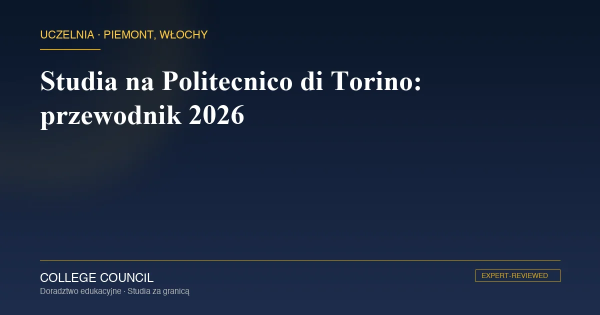 Główny gmach Politecnico di Torino przy Corso Duca degli Abruzzi w Turynie
