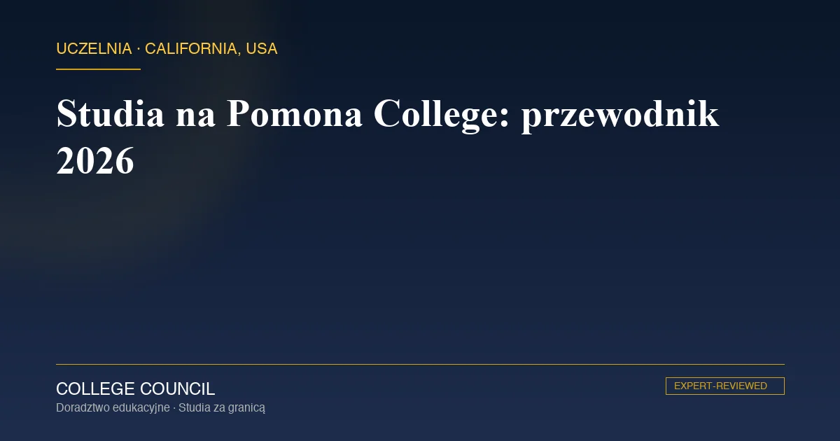 Kampus Pomona College w Claremont w Kalifornii - historyczne budynki w stylu hiszpańskim wśród palm