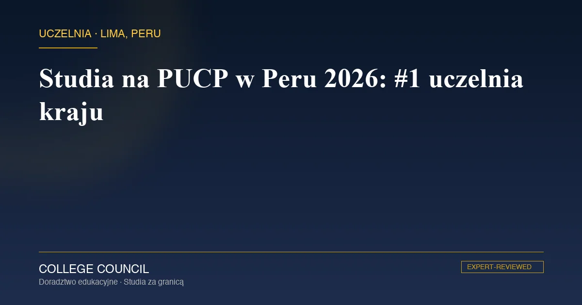 Kampus Pontificia Universidad Católica del Perú w dzielnicy San Miguel w Limie