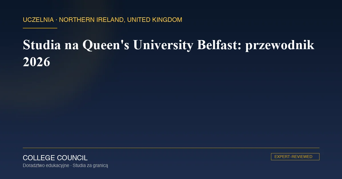 Zabytkowy budynek Lanyon na kampusie Queen's University Belfast w Irlandii Północnej