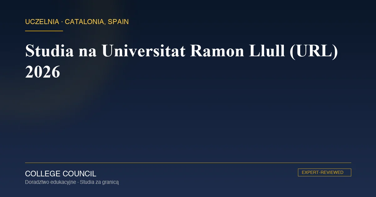 Kampus Universitat Ramon Llull w Barcelonie, Hiszpania