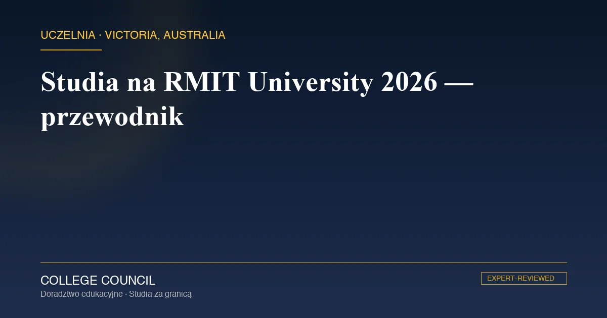 Kampus RMIT University w centrum Melbourne, nowoczesne budynki uczelni