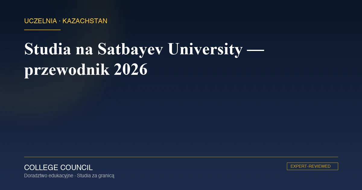 Główny gmach Satbayev University w Ałmaty u podnóża gór Zailijski Ałatau