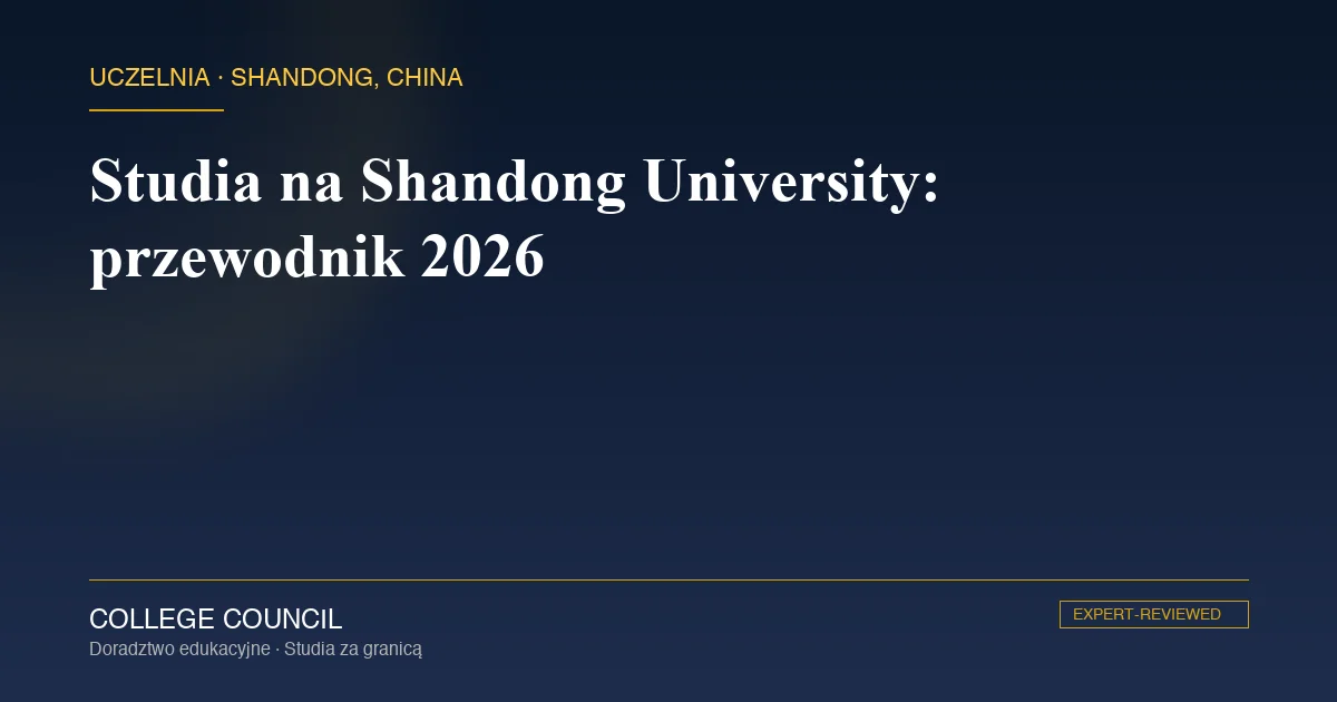 Kampus Qianfoshan uniwersytetu Shandong University w Jinan