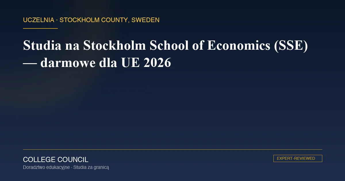 SSE kampus w Sztokholmie — Handelshögskolan Sveavägen
