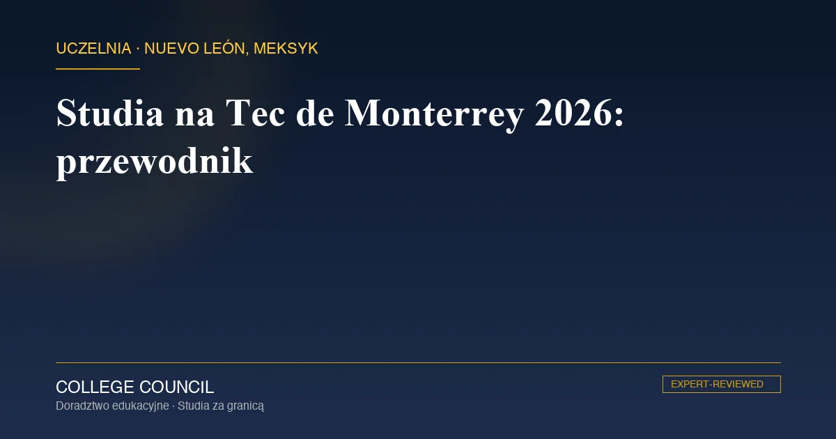Kampus Tecnológico de Monterrey w Monterrey w Meksyku