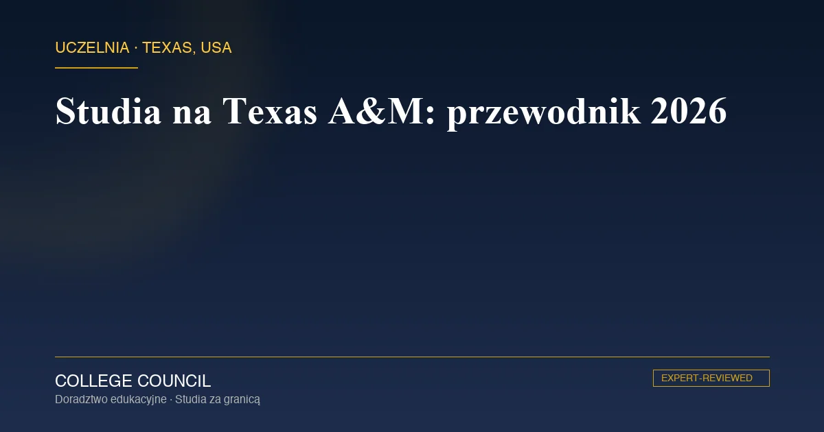 Kampus Texas A&M University w College Station w stanie Teksas