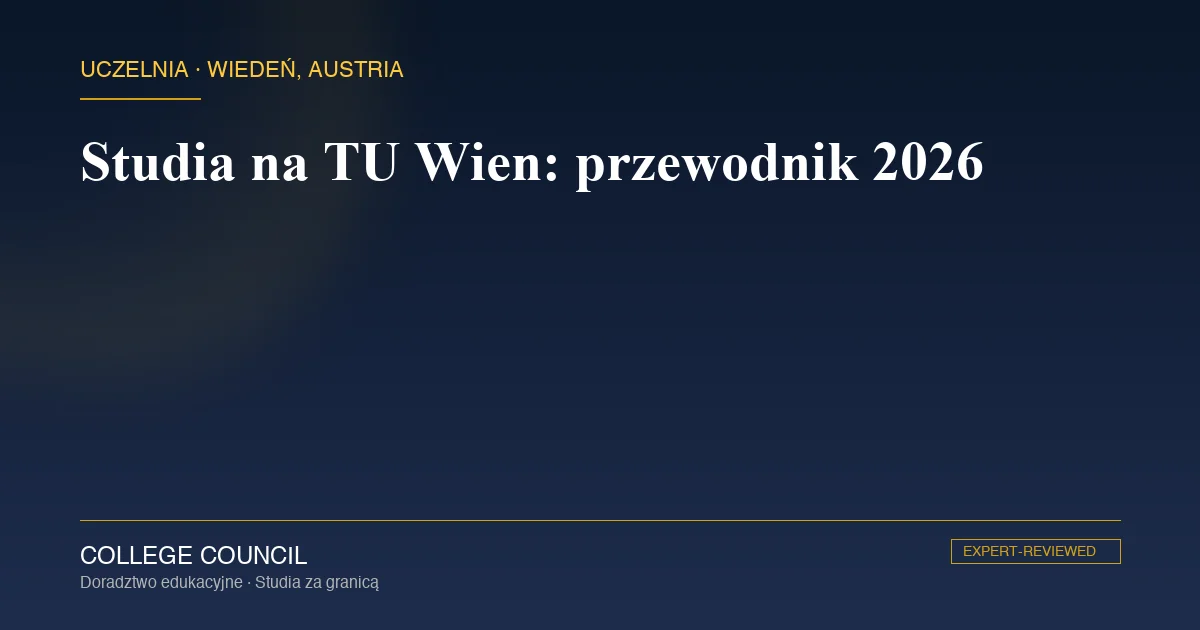 Gmach główny TU Wien przy Karlsplatz w Wiedniu
