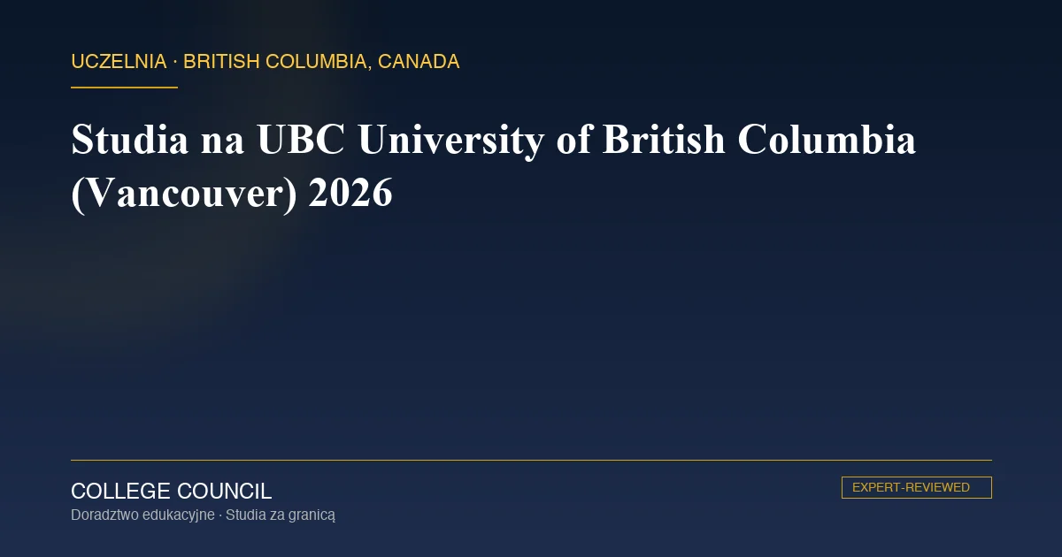 UBC Vancouver Point Grey kampus