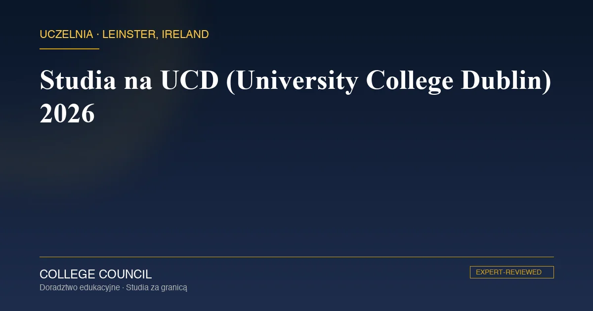 UCD Belfield campus w Dublinie
