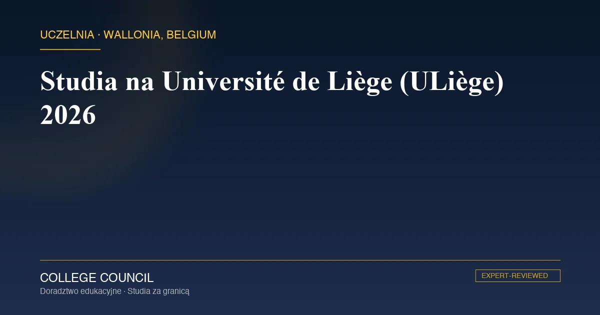 Budynek centralny Université de Liège przy Place du XX Août w Liège