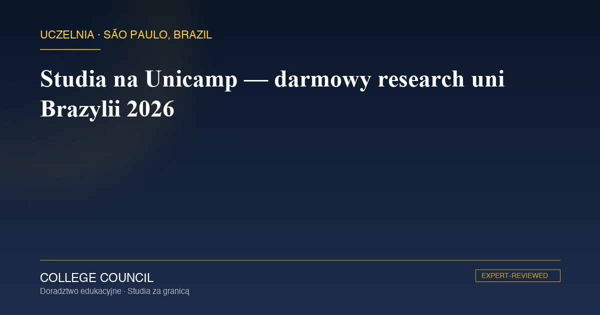 Kampus Unicamp Barão Geraldo w Campinas