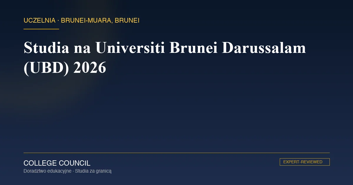 Kampus Universiti Brunei Darussalam przy Tungku Link w Bandar Seri Begawan