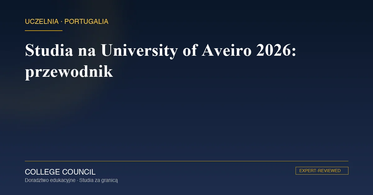 Kampus Santiago Universidade de Aveiro nad Ria de Aveiro o zachodzie słońca