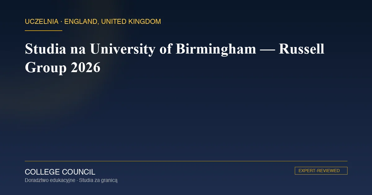 Old Joe Tower i kampus University of Birmingham