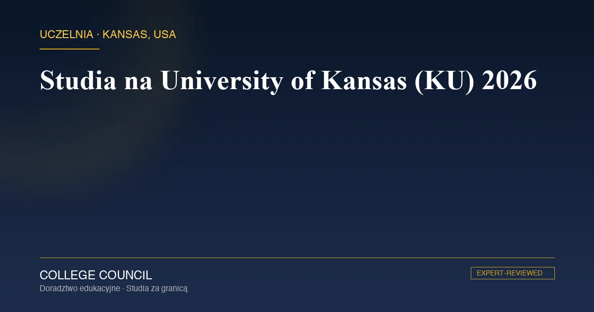 Strong Hall i kampus University of Kansas na wzgórzu Mount Oread w Lawrence