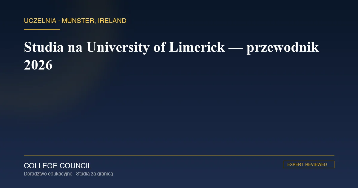 Kampus University of Limerick nad rzeką Shannon w Irlandii