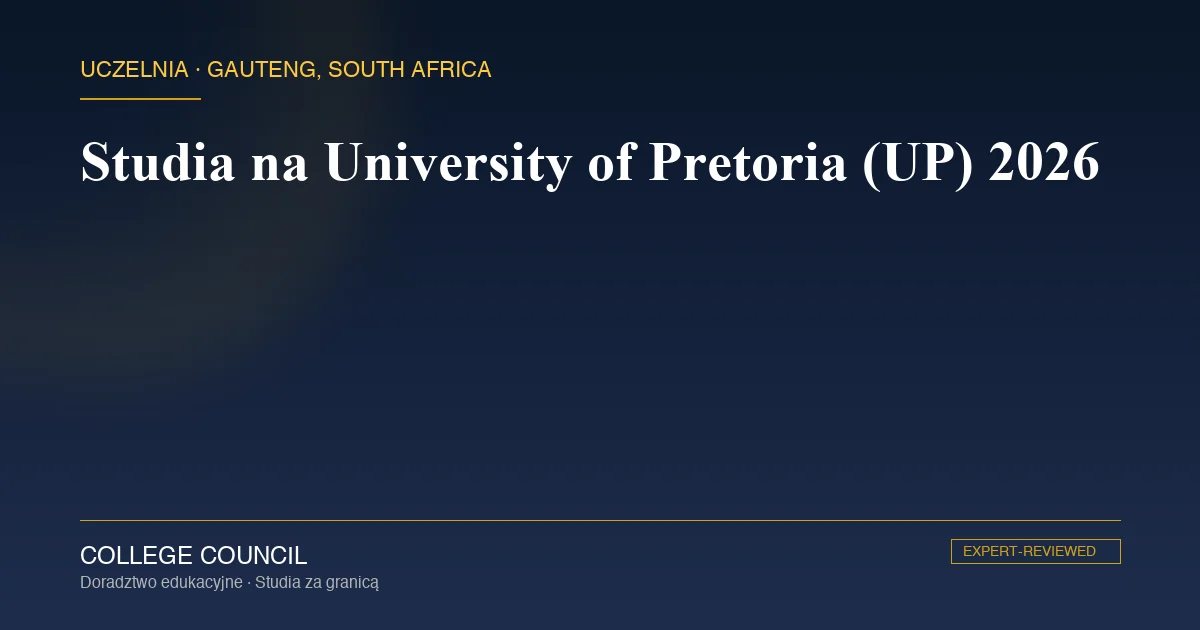 Zabytkowy budynek Old Arts na kampusie Hatfield University of Pretoria