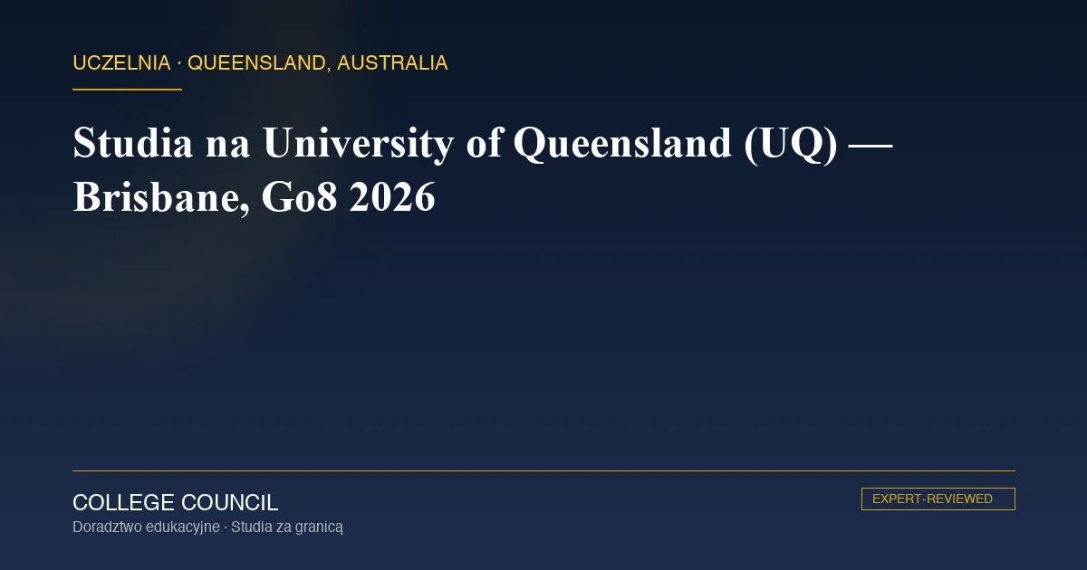 UQ Brisbane St Lucia kampus z Great Court i palmami nad Brisbane River