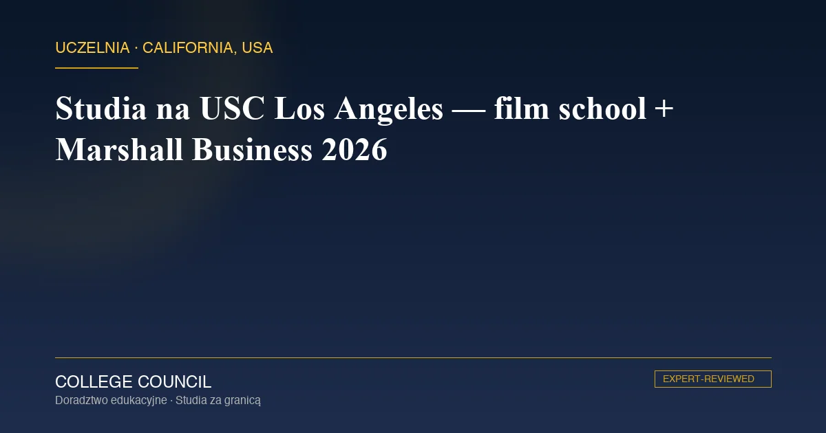 USC koszty czesne merit aid Trustee Scholarship
