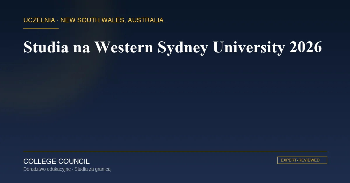 Kampus Western Sydney University w Parramatcie pod Sydney