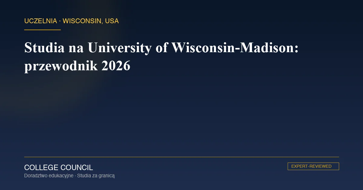 Bascom Hall na wzgórzu kampusu University of Wisconsin-Madison nad jeziorem Mendota