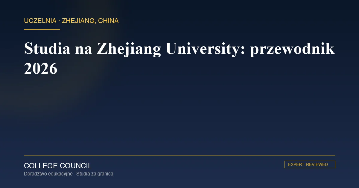 Kampus Zijingang uniwersytetu Zhejiang w Hangzhou nad Jeziorem Zachodnim