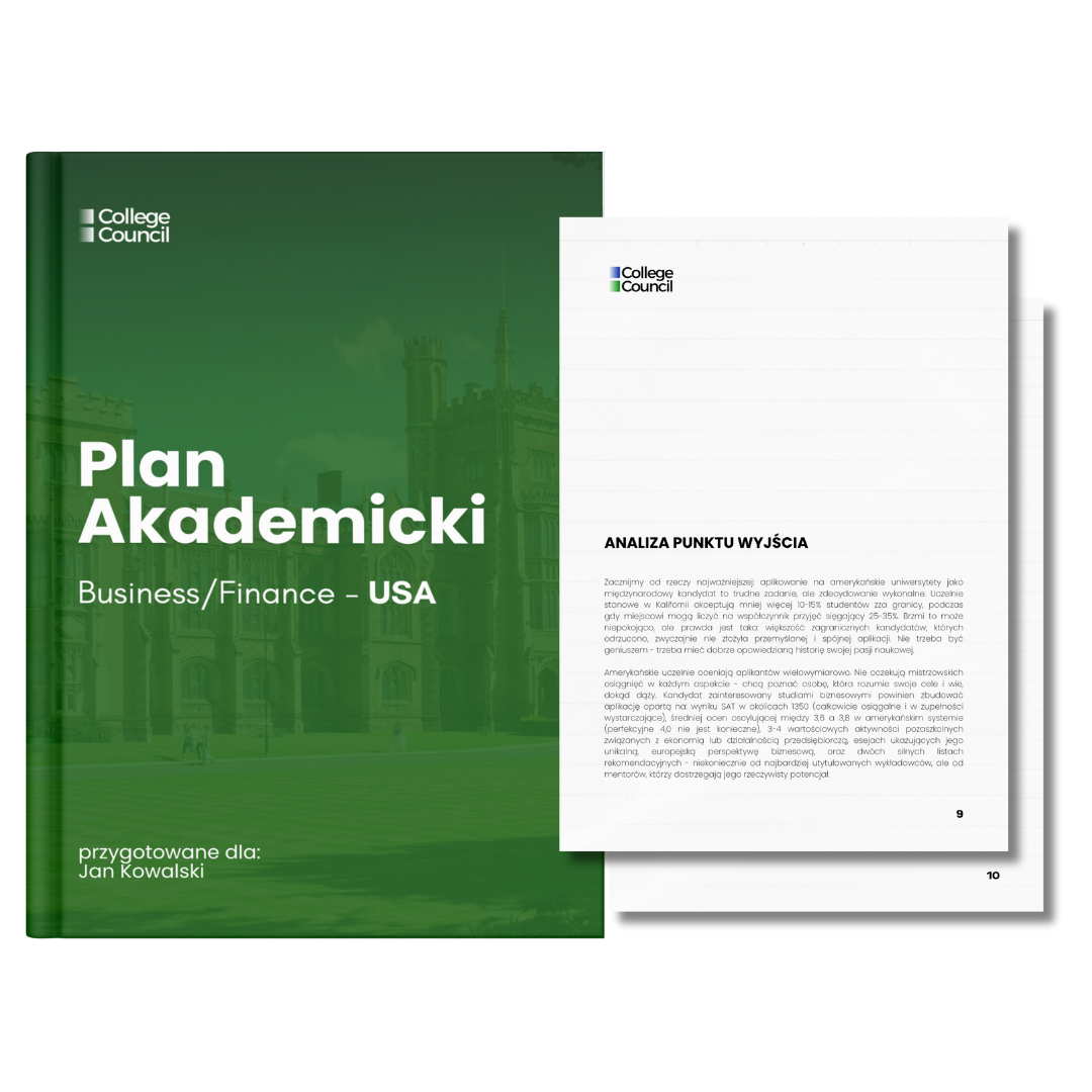 Kompleksowa budowa planu akademickiego