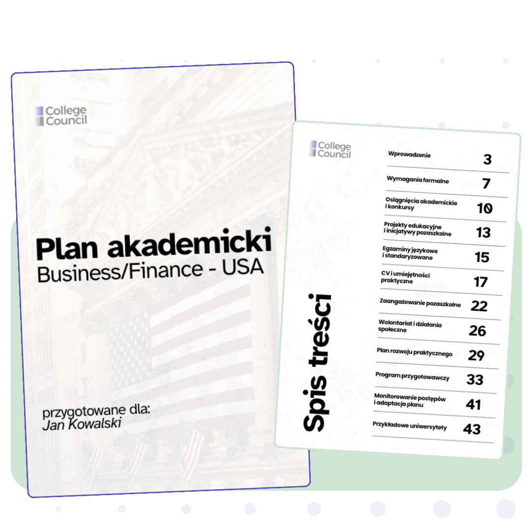Kompleksowa budowa planu akademickiego